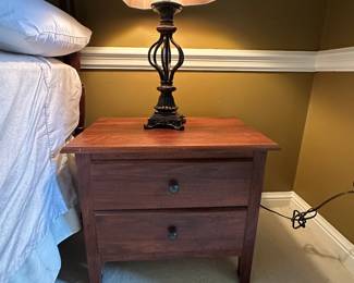 $75/Each - Two Drawer Wood Night Stand
