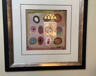 $95.00 - Signed Print Framed Artwork - 18 x19”