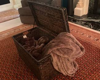 $44.00 - Wicker Storage Chest - 29.5" x 18"T x 17.5"D