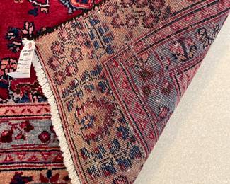 $895.00 Signed Mashhad Hand-Woven Persian carpet from Iran 
8’6”&5’5