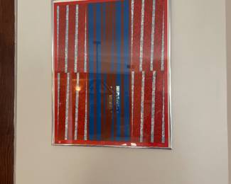 $56.00 - Abstract Wall Art - 29.5” x 23”