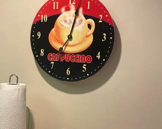 $15.00 - 12.5" Cappuccino Wall Clock