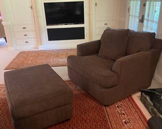 $195.00 - Bauhaus Oversize Chair and Ottoman 