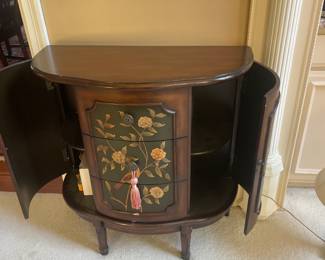 $325.00- Half-Moon Chest of 3 Drawers with Side Doors