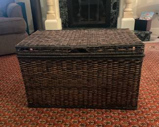 $44.00 - Wicker Storage Chest - 29.5" x 18"T x 17.5"D