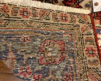 $12,000 Hand knotted Bijar Persian (Iran) oriental rug. Herrati motif, weaving area Persia-Kurdistan 130 years old 8'9 1/2"&12'1 1/2"