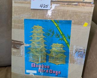 Bamboo Bird Cage