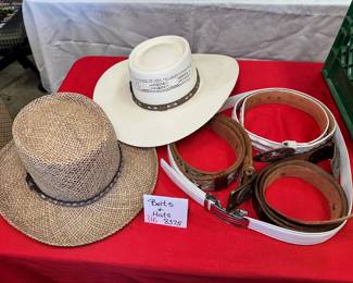 Belts and Hats
