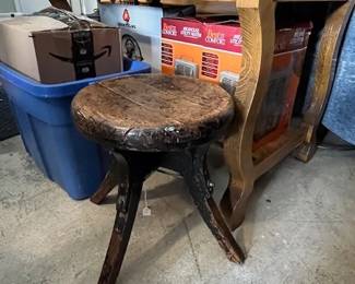 Neat industrial stool