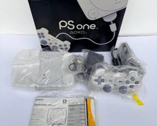 22 SonyPlayStationOneConsoleInBoxUnusedCondition