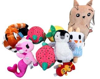 74 AssortedPlushVarietyExplodingKittensHallmarkNeonStarMore