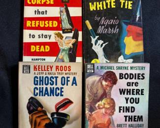 51 VintageMysteryBooks1920sto1940sSuspenseWhodunits