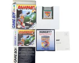 18 RampartGBoyColorGameCompleteinBoxRareStrategyClassic