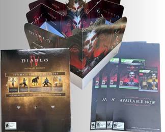 79 DiabloIVRetailDisplayLotPostersBoxDisplayPromoSet