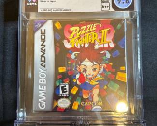 17 SuperPuzzleFighterIIGBAWATA98AGradedGameNew