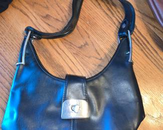 Black Leather Purse