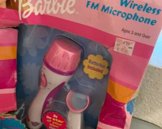 Wireless Barbie Microphone -- Original Packaging