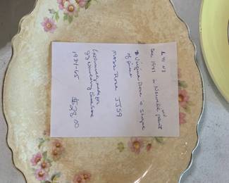 1941 Virginia Rose or Moss Rose China made Exclusively for the JJ Newberry Dime Store