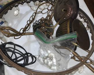 Glass Crystals Chandelier