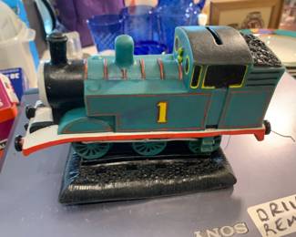 Vintage Train Coin Bank