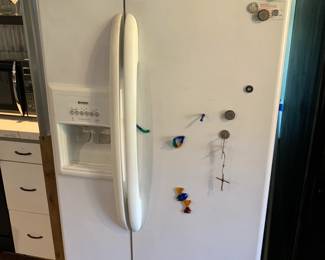 White Kenmore Refrigerator