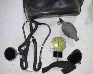 Vintage Blood Pressure Medical Kit
