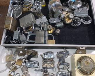 Variety of Padlocks w/keys