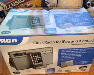 Clock Radio for iPod or iPhone RCA Brand -- Original Packaging