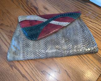 Leather Dress Clutch Purse