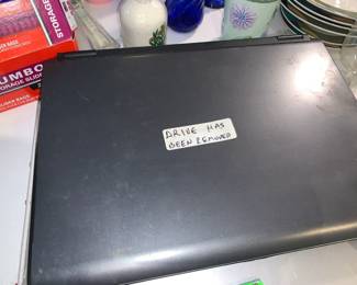 Computer - drive removed.
