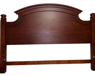 Cherry Finish King Headboard 