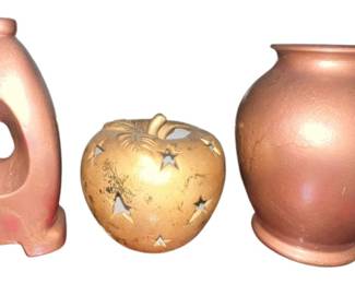 Set3 Ceramic Metallic Decor 