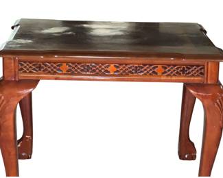 Inlaid and Carved End Table I 