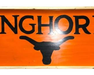 Longhorns Wall Sign 