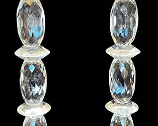 Two Crystal Taper Holders 