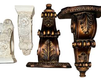 2 Pair of Decorative CorbelsShelves 