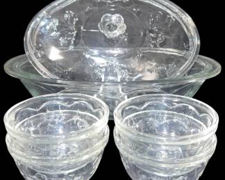 Vintage Savannah CasseroleCustard Cups 