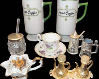 Assorted Ceramic Crystal Items 