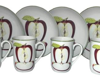 Apple Mug and Plate Set 
