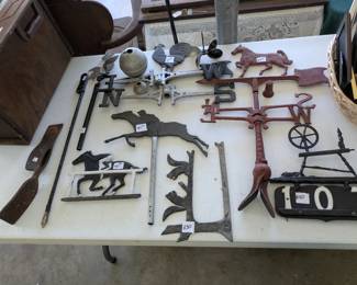 Vintage Cast Iron Weather Vanes