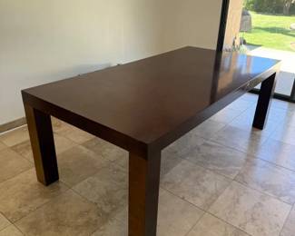 Wood Table - 43" wide x 86" long x 30" tall