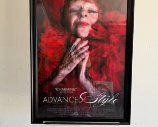 Advanced Style framed movie poster 30" x 43"