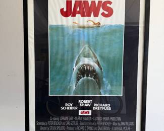 Jaws Framed Original Movie Poster - 30" x 42"