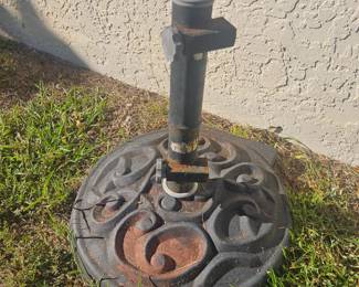Very heavy umbrella stand $20