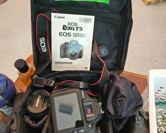 Full bag full of camera gear