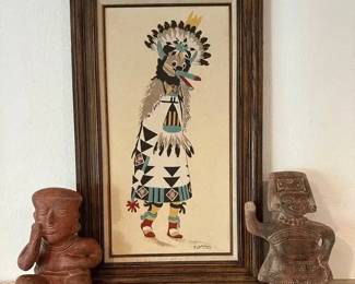 PO116Native American Style Folk Art