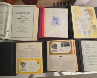 PO173Stamp Collection Jennedy, Statesmen, Zip Code, Postal Society And More
