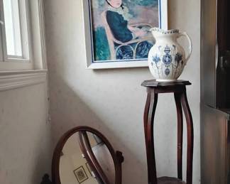 PO167Blue Vintage Decor