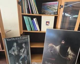 PO179Miscellaneous Hardback Books And Framed Posters