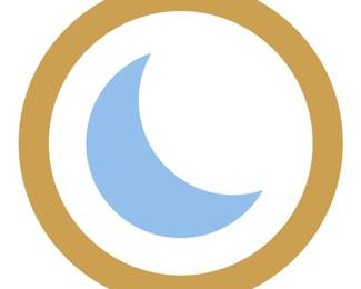 Blue moon white background